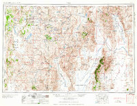 Vya 1958 topographic map preview