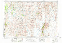 Vya 1954 topographic map preview