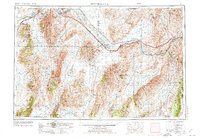 Winnemucca 1955 topographic map thumbnail