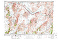 Winnemucca 1955 topographic map thumbnail