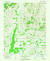 Acorn Ridge 1962 topographic map thumbnail