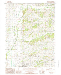 Albany North 1984 topographic map thumbnail