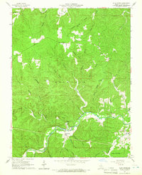 Alley Spring 1965 topographic map thumbnail
