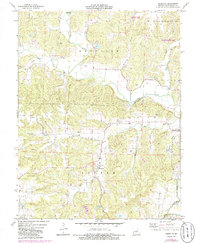 Americus 1974 topographic map thumbnail