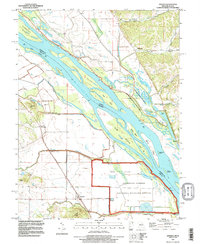 Annada 1993 topographic map thumbnail