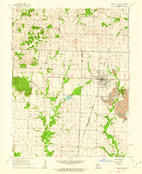 Appleton City 1961 topographic map thumbnail