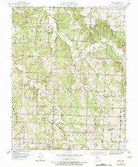 Arnica 1939 topographic map thumbnail