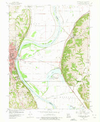 Atchison East topographic map thumbnail