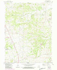 Auburn 1975 topographic map thumbnail