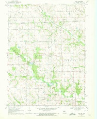 Azen 1970 topographic map preview