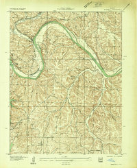 Bagnell 1934 topographic map thumbnail