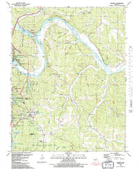 Bagnell 1983 topographic map thumbnail