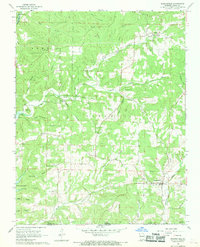 Bakersfield 1968 topographic map thumbnail