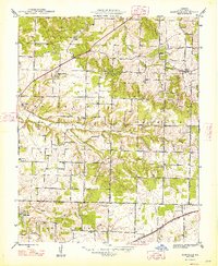 Bassville 1946 topographic map thumbnail