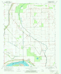 Bayouville 1969 topographic map thumbnail