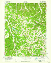 Belew Creek topographic map thumbnail