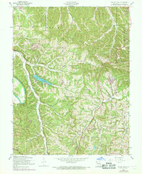 Belew Creek 1954 topographic map thumbnail