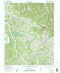 Belew Creek 1954 topographic map thumbnail