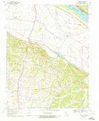 Belgique 1970 topographic map preview