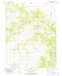 Bellflower North 1973 topographic map thumbnail