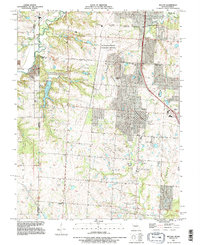 Belton 1991 topographic map thumbnail
