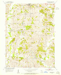 Bevier South 1953 topographic map thumbnail