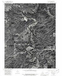 Big Piney 1976 topographic map thumbnail