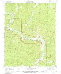 Big Spring 1968 topographic map preview