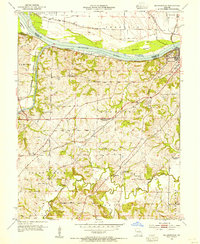Billingsville 1953 topographic map preview