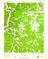 Bloodland 1954 topographic map thumbnail