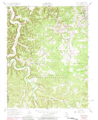 Bloodland 1954 topographic map thumbnail