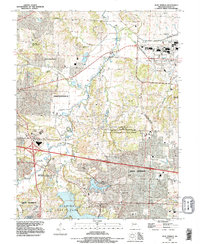 Blue Springs 1990 topographic map thumbnail