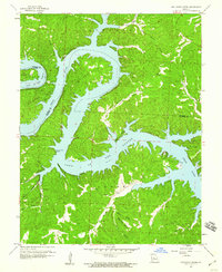 Bollinger Creek 1959 topographic map thumbnail