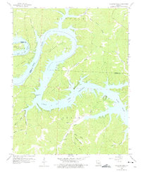 Bollinger Creek 1959 topographic map thumbnail