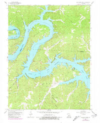 Bollinger Creek 1959 topographic map thumbnail