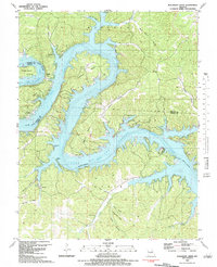 Bollinger Creek 1983 topographic map thumbnail