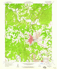 Bonne Terre 1958 topographic map thumbnail