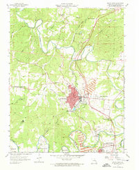 Bonne Terre 1958 topographic map thumbnail