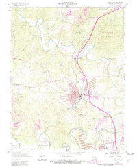 Bonne Terre 1958 topographic map thumbnail