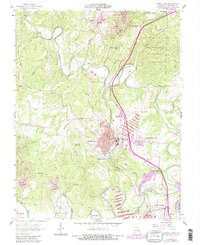 Bonne Terre 1958 topographic map thumbnail