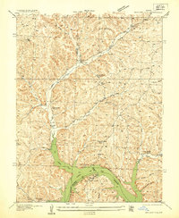 Boylers Mill 1935 topographic map thumbnail