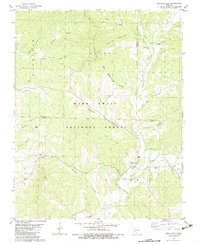 Bradleyville 1982 topographic map thumbnail