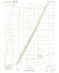 Bragg City 1978 topographic map thumbnail