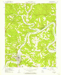 Branson 1956 topographic map thumbnail