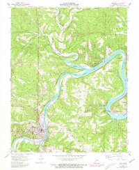 Branson 1956 topographic map preview