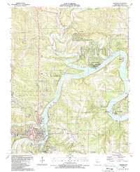 Branson 1989 topographic map thumbnail