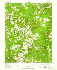 Brownfield 1954 topographic map thumbnail