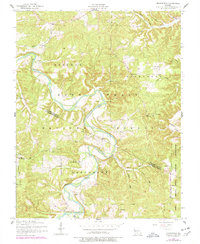Brownfield 1954 topographic map thumbnail