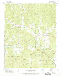 Brunot 1968 topographic map thumbnail