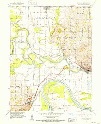 Brunswick West 1951 topographic map thumbnail